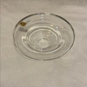 NACHTMANN Designed F.A. Porsche Crystal Bowl 6.75" Across Shallow